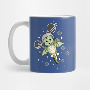 Astronaut flying Dino Mug